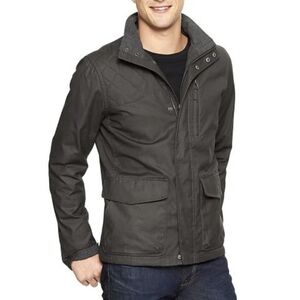 The Gap Flint Gray Waxed Cotton Field Jacket #603511 Men's XL